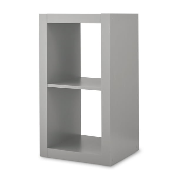 Better Homes /& Gardens 2-Cube Storage Organizer Solid Black